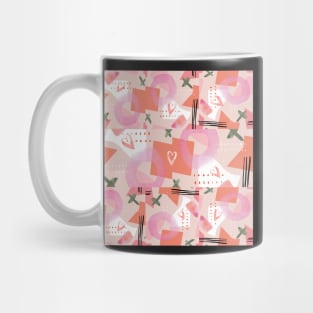 Creative Hearts of Spring Abstract Design Mug